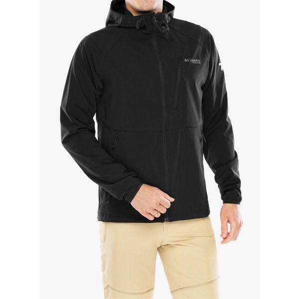 Bluza rozpinana męska Columbia Triple Canyon Hooded Jacket. Czarne bluzy męskie Columbia, m, bez wzorów, sportowe, bez ramiączek, bez kaptura. Za 328.99 zł.