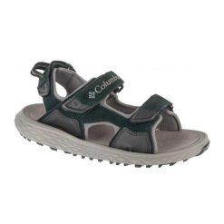 Męskie Zamszowe Sandały Konos Hiker. Czarne sandały męskie Columbia, bez wzorów, z gumy, bez zapięcia. Za 376.99 zł.