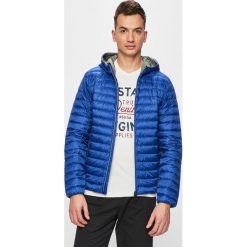 Geox - Kurtka puchowa. Niebieskie kurtki męskie Geox, m, bez wzorów, z materiału, z kapturem. W wyprzedaży za 539.90 zł.