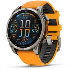 Zegarek sportowy Garmin Fenix 8 AMOLED Żółty (010-02904-11). Żółte zegarki sportowe Garmin, bez wzorów. Za 4,742.99 zł.