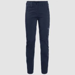 Jack Wolfskin Spodnie damskie Activate Light Pants Women midnight blue r. 42. Niebieskie spodnie dresowe damskie Jack Wolfskin, bez wzorów, sportowe. Za 230.47 zł.