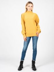 Silvian Heach Sweter "Melisia" | CVA22189LU | Melisia | Kobieta | Żółty. Żółte swetry nierozpinane damskie Silvian Heach, m, bez wzorów, z bawełny, bez kołnierzyka, bez ramiączek. W wyprzedaży za 249.00 zł.