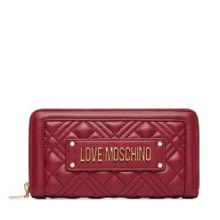 Portfel LOVE MOSCHINO. Czerwone portfele damskie Love Moschino. Za 439.99 zł.