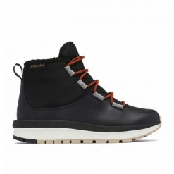 Buty trekkingowe zimowe ocieplane damskie Columbia Autumn Moritza Shorty. Czarne obuwie trekkingowe damskie Columbia, bez zapięcia. Za 599.00 zł.