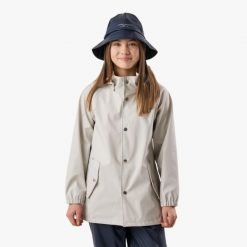 Kurtka przeciwdeszczowa turystyka junior Swedemount Väderöarna Coat wodoodporna. Białe kurtki męskie SWEDEMOUNT, m, bez wzorów, młodzieżowe, bez kaptura. Za 199.99 zł.