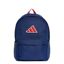 Plecak z logo Essentials. Czerwone plecaki męskie Adidas, bez wzorów, z materiału, eleganckie. Za 129.00 zł.