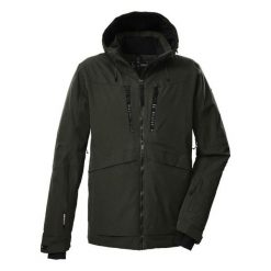 Kurtka narciarska Killtec KSW 55. Brązowe kurtki sportowe męskie KILLTEC, na zimę, m, bez wzorów, bez kaptura, narciarskie. Za 903.00 zł.