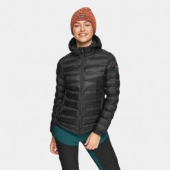 Kurtka damska Alpinus Tunari. Czarne kurtki sportowe damskie Alpinus, l, bez wzorów, bez ramiączek, bez kaptura, trekkingowe. Za 209.00 zł.