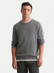 Marc O'Polo Sweter M29 5144 60504 Szary Regular Fit. Szare swetry męskie Marc O'Polo, m, bez wzorów, z bawełny, bez kołnierzyka, bez ramiączek. Za 429.99 zł.