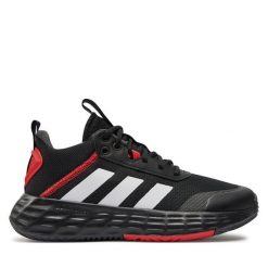 Buty do koszykówki adidas. Czarne buty sportowe męskie Adidas, bez wzorów, bez zapięcia, do koszykówki. Za 209.99 zł.