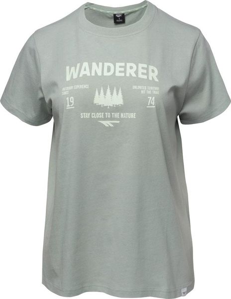 Damska Koszulka z krótkim rękawem LADY RELIA. Bluzki damskie HITEC, bez wzorów, bez kołnierzyka, bez ramiączek. Za 51.88 zł.