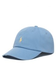Polo Ralph Lauren Czapka z daszkiem 710667709172 Niebieski. Niebieskie czapki damskie Polo Ralph Lauren, bez wzorów, z bawełny. Za 269.99 zł.