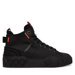 Trampki Palladium. Czarne trampki i tenisówki damskie Palladium, bez wzorów, bez zapięcia. Za 399.99 zł.