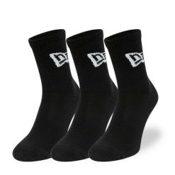 Skarpetki z flagą New Era Crew. Czarne skarpetki damskie New Era, bez wzorów, z bawełny. Za 96.00 zł.