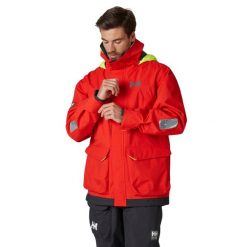 Kurtka Helly Hansen pier 3.0. Czerwone kurtki męskie Helly Hansen, l, bez wzorów, sportowe, bez kaptura. W wyprzedaży za 929.50 zł.