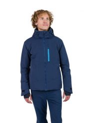Kurtka Narciarska Rossignol męska Blackside JKT granatowa. Niebieskie kurtki sportowe męskie Rossignol, na zimę, l, bez wzorów, z materiału, bez kaptura, narciarskie, primaloft. Za 1,968.00 zł.