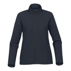 Kurtka Damska Orbiter Soft Shell. Czarne kurtki sportowe damskie STORMTECH, m, bez wzorów, bez ramiączek, bez kaptura, trekkingowe. Za 259.99 zł.