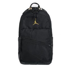 Plecak szkolny sportowy Nike JORDAN JAM AIR PATROL. Czarne plecaki męskie Nike, bez wzorów, z materiału, sportowe. Za 219.00 zł.