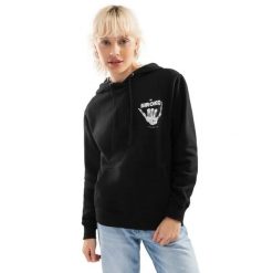 Bluza dresowa lifestyle z kapturem dla kobiet Vibes-W. Czarne bluzy damskie SIROKO, m, bez wzorów, z bawełny, bez ramiączek, z kapturem. Za 78.00 zł.