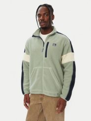 Quiksilver Polar EQYPF03091 Zielony jasny Comfort Fit. Zielone bluzy sportowe męskie Quiksilver, m, bez wzorów, z polaru, bez kaptura. Za 329.99 zł.