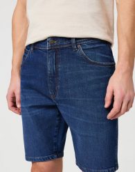 WRANGLER TEXAS SHORTS MĘSKIE SZORTY JEANSOWE JEANSY SPODENKI BLUE SOUL 112350657 W11C017997. Niebieskie jeansy męskie Wrangler, z jeansu. Za 219.99 zł.