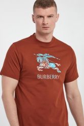 T-shirt męski z logo BURBERRY. T-shirty męskie Burberry, m, bez wzorów, bez kołnierzyka, bez ramiączek. Za 1,669.00 zł.