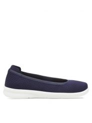 Clara Barson Baleriny Merle H20630-01 Granatowy. Niebieskie balerinki damskie Clara Barson, bez wzorów, z materiału, bez obcasa, bez zapięcia. Za 79.99 zł.