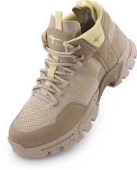 Tamaris Hiking beżowe buty trekkingowe Flyknit wodoodporne. Brązowe obuwie trekkingowe damskie MARIUS, na wiosnę, z materiału, przed kostkę, bez zapięcia. Za 532.99 zł.