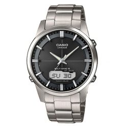 Zegarek męski Casio LCW-M170TD-1AER, Quartz, 39mm, 5ATM. Czarne zegarki męskie Casio, bez wzorów. W wyprzedaży za 1,127.90 zł.
