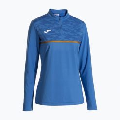 Bluza do biegania damska Joma Record III. Niebieskie bluzy damskie Joma, s, bez wzorów, sportowe, bez ramiączek, bez kaptura. Za 129.99 zł.