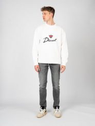 Diesel Bluza "S-Macsless" | A09029-0CJAD | Mężczyzna | Biały. Białe bluzy męskie Diesel, m, bez wzorów, z bawełny, eleganckie, bez ramiączek, bez kaptura. W wyprzedaży za 389.00 zł.