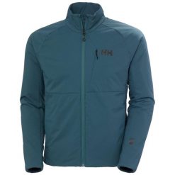 Kurtka turystyczna Helly Hansen Odin Stretch. Niebieskie kurtki męskie Helly Hansen, bez wzorów, sportowe, bez kaptura. Za 1,063.85 zł.