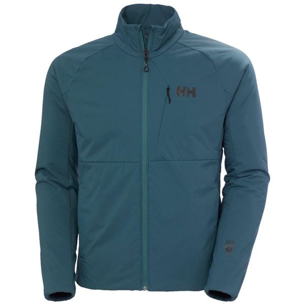 Kurtka turystyczna Helly Hansen Odin Stretch. Niebieskie kurtki męskie Helly Hansen, bez wzorów, sportowe, bez kaptura. Za 1,063.85 zł.