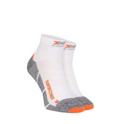 Skarpety biegowe X-Socks Run Discovery 4.0. Szare skarpetki damskie X-Socks, bez wzorów. W wyprzedaży za 72.00 zł.
