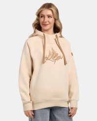Damska bawełniana bluza z kapturem Kilpi NEA-W. Brązowe bluzy damskie Kilpi, l, bez wzorów, z bawełny, eleganckie, bez ramiączek, z kapturem. Za 318.77 zł.