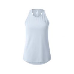 Damski tank top Dare 2B Gravitate. Niebieskie topy damskie Dare 2B, bez wzorów, sportowe, bez kołnierzyka, bez ramiączek. Za 123.50 zł.
