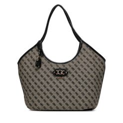 Torebka Guess. Brązowe shopperki damskie Guess, z aplikacjami, bez dodatków. Za 634.99 zł.