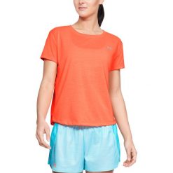 Under Armour Whisperlight Koszulka Czerwony. Czerwone bluzki damskie Under Armour, l, bez wzorów, z materiału, bez kołnierzyka, bez ramiączek. Za 171.95 zł.