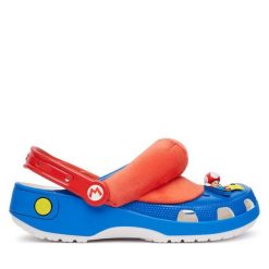 Klapki Crocs. Niebieskie klapki męskie Crocs, bez wzorów, bez zapięcia. Za 299.99 zł.