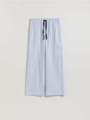 Spodnie od piżamy - jasnoniebieski. Niebieskie piżamy damskie Reserved, bez wzorów, z bawełny, bez ramiączek. Za 79.99 zł.