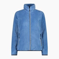 Bluza damska turystyczna CMP 38P1536. Niebieskie bluzy damskie CMP, l, bez wzorów, sportowe, bez ramiączek, bez kaptura. W wyprzedaży za 149.99 zł.