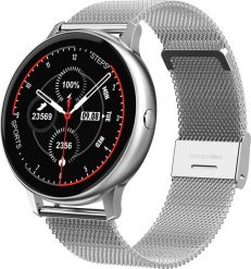 Smartwatch Promis SD25 Srebrny (SD25/2-DT88). Szare zegarki smartwatch Promis, bez wzorów. Za 161.79 zł.