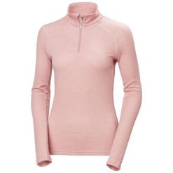 Bluza damska z zamkiem 1/2 Helly Hansen Lifa Midw. Czerwone bielizna sportowa damska Helly Hansen, bez wzorów, z wełny. Za 476.00 zł.