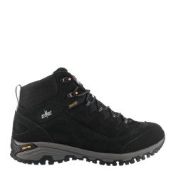 Buty trekkingowe męskie LOMER SELLA HIGH MTX SUEDE. Czarne trekkingi męskie LOMER, bez zapięcia. Za 879.99 zł.