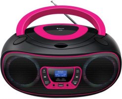 Radioodtwarzacz Denver Boombox TDB-212P różowy. Czerwone radia Denver. Za 252.04 zł.