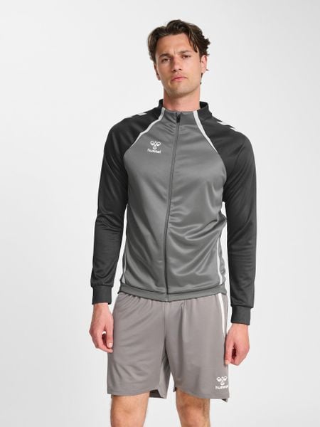 Kurtka rozpinana sportowa bluza Hummel hml Lead 2.0 Track Zip Jacket. Szare bluzy damskie Hummel, m, bez wzorów, z materiału, bez ramiączek, bez kaptura, na fitness i siłownię. Za 168.00 zł.