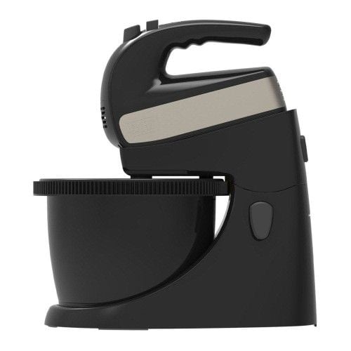 Mikser ręczny z misą Black+Decker BXMXA500E (500W). Czarne blendery . Za 225.99 zł.