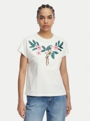 LOLA CASADEMUNT T-Shirt MS2615004 Biały Regular Fit. Białe t-shirty damskie LOLA CASADEMUNT, m, bez wzorów, z bawełny, bez kołnierzyka, bez ramiączek. Za 379.99 zł.