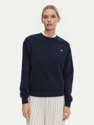 Tommy Hilfiger Bluza WW0WW45980 Granatowy Regular Fit. Niebieskie bluzy damskie Tommy Hilfiger, m, bez wzorów, z bawełny, bez ramiączek, bez kaptura. Za 259.99 zł.