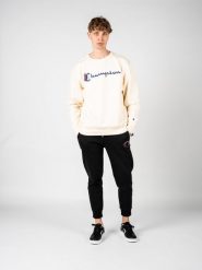 Champion Bluza | HBGF88H586NJA | Mężczyzna | Kremowy. Białe bluzy męskie Champion, m, bez wzorów, z bawełny, bez ramiączek, bez kaptura. W wyprzedaży za 129.00 zł.